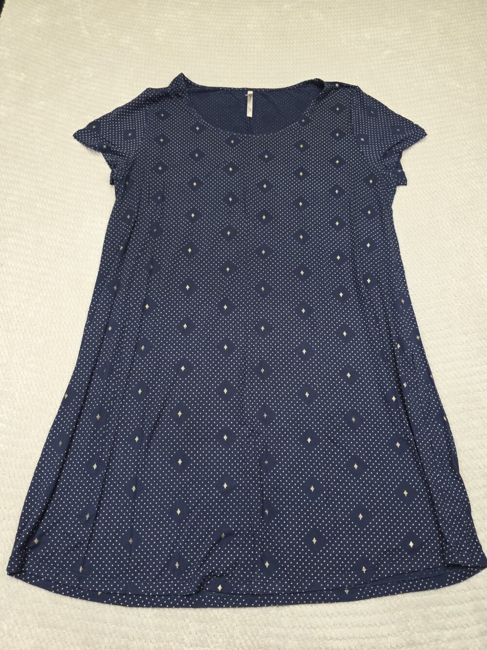Soma Nightgown Womens Large Cool Nights Light Weight Short Sleeve